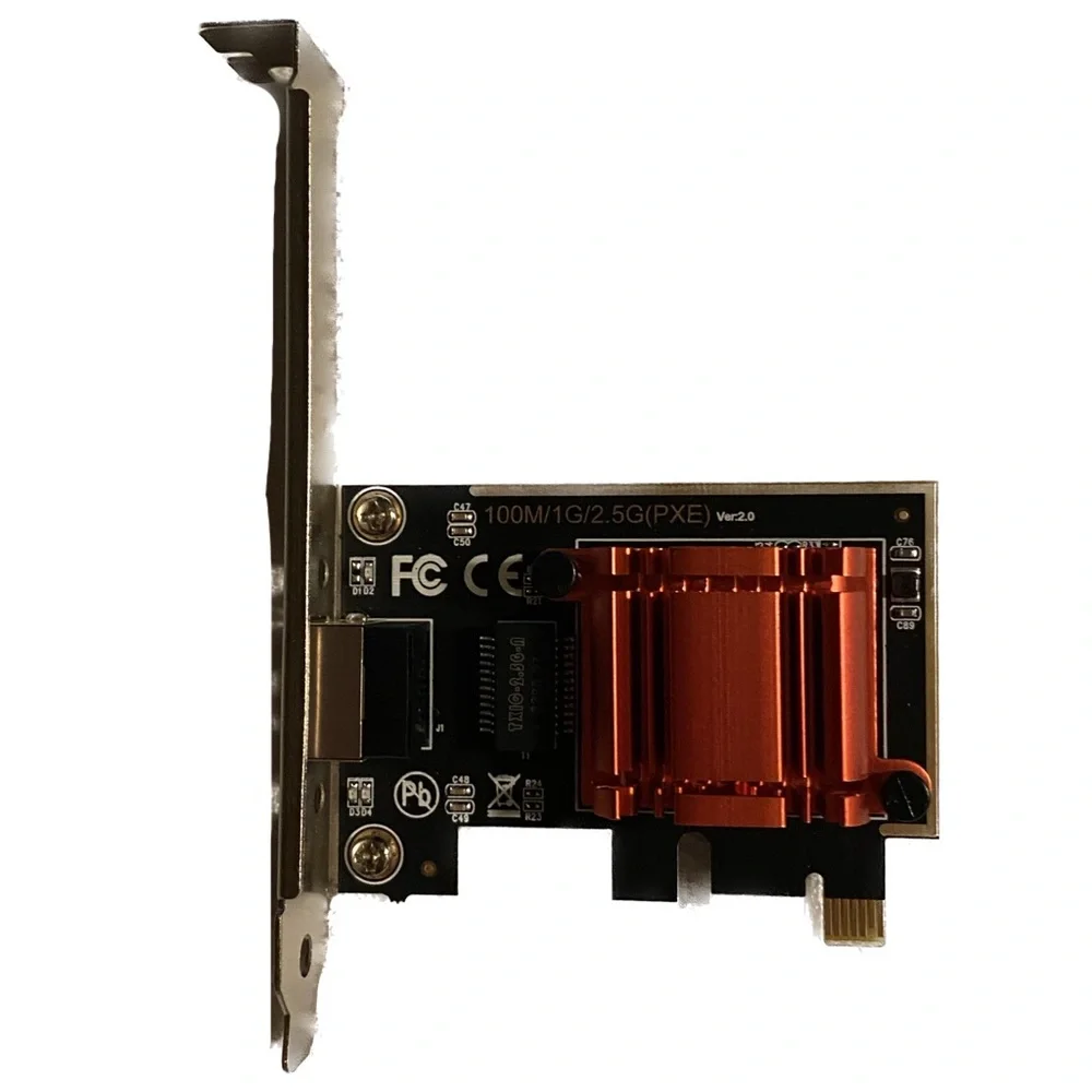 2.5GBase-T PCle Network Adapter RTL8125B 2500/1000/100Mbps PCI Ethernet Card